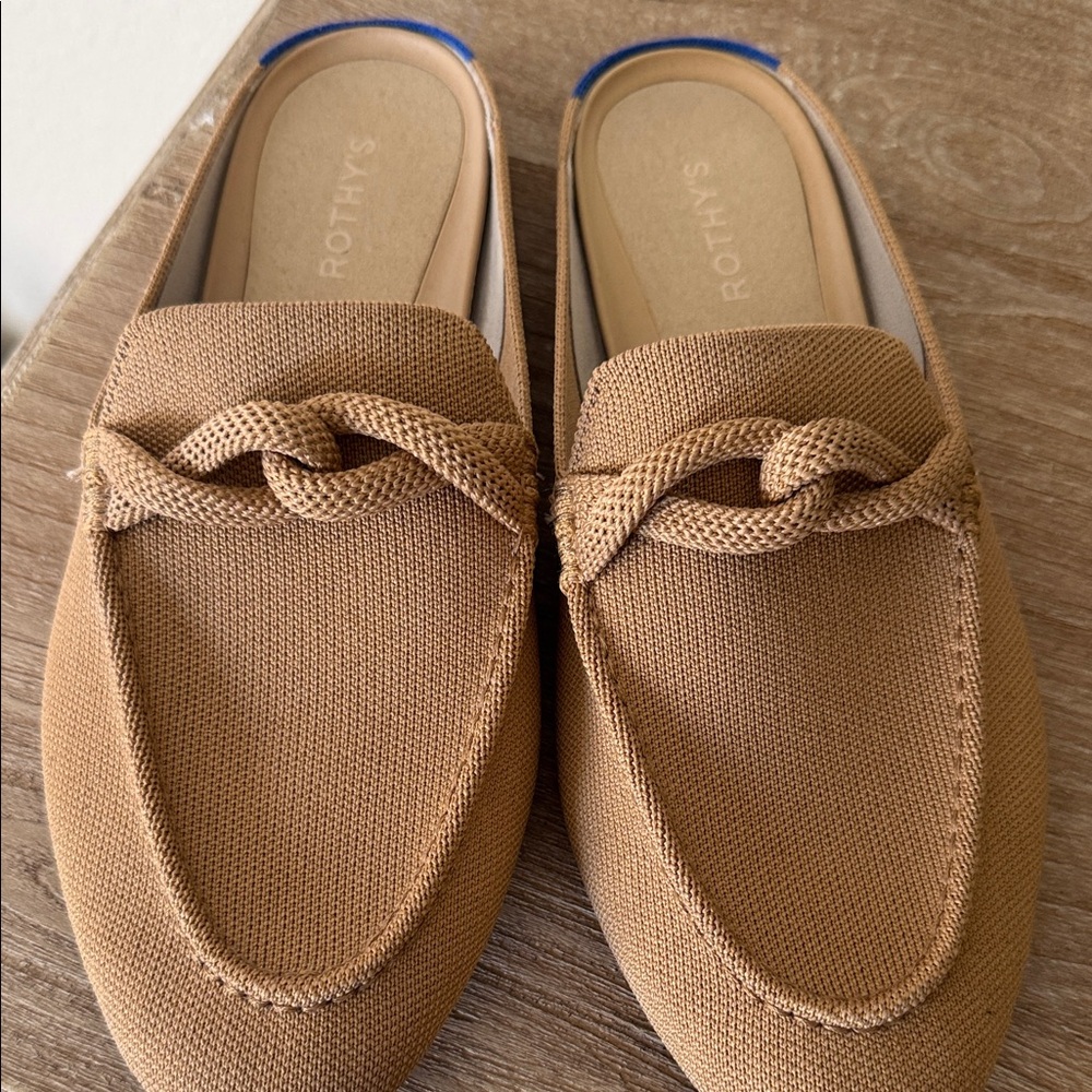 Rothy's Slip on/ Mules, tan